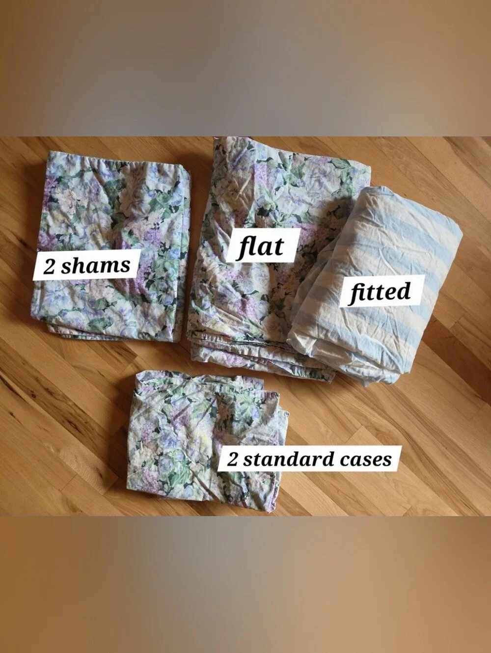 RARE Eileen West Delphinium Comforter Set